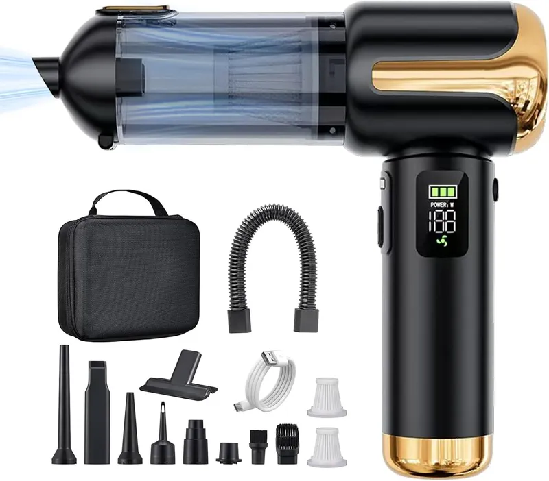Lyiazsoy Handheld Vacuum ST-6706A Plus – Black / Gold